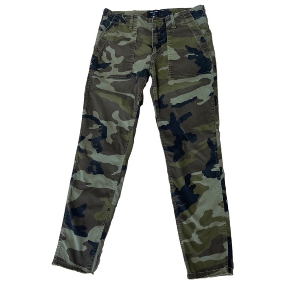 NILI LOTAN FOR BARNEYS CAMO JENNA PANTS SZ 0 - Picture 2 of 6